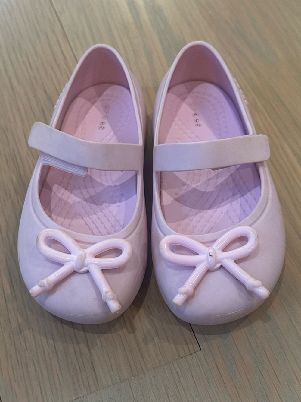 CROCS Toddler Brooklyn Bow Mary Jane Flat - Size 8